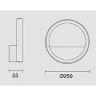 MANTRA KITESURF Decorative indoor wall lamp LED 8W 3000K Large