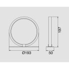 MANTRA KITESURF Decorative indoor table lamp LED 8W 3000K medium