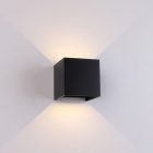 MANTRA DAVOS outdoor wall lamp outdoor LED* 2*6W 2700K DIM BLACK