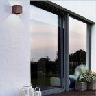 MANTRA DAVOS outdoor wall lamp outdoor LED* 2*6W 2700K DIM CORTEN