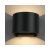 MANTRA DAVOS Outdoor WALL LAMP OUTDOOR LED R.* 2*6W 2700K DIM BLACK