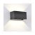 MANTRA DAVOS Outdoor WALL LAMP OUTDOOR LED* 4*6W 2700K DIM BLACK