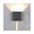MANTRA DAVOS Outdoor WALL LAMP OUTDOOR LED* 2*10W 2700K DIM BLACK