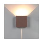 MANTRA DAVOS outdoor wall lamp outdoor LED* 2*10W 2700K DIM CORTEN