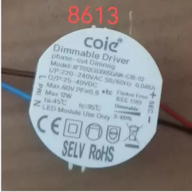   Mantra design lámpa DRIVERS TRIAC-DALI TEK DAVOS 12 W TRIAC DRIVER 8613 IP65 fehér