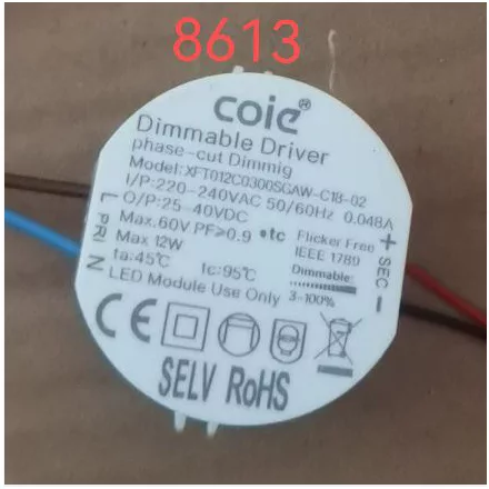 Mantra design lámpa DRIVERS TRIAC-DALI TEK DAVOS 12 W TRIAC DRIVER 8613 IP65 fehér