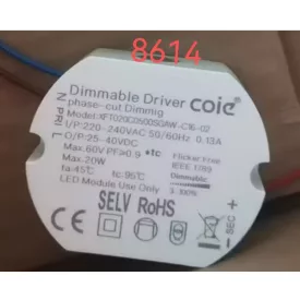   Mantra design lámpa DRIVERS TRIAC-DALI TEK DAVOS 20 W TRIAC DRIVER 8614 IP65 fehér