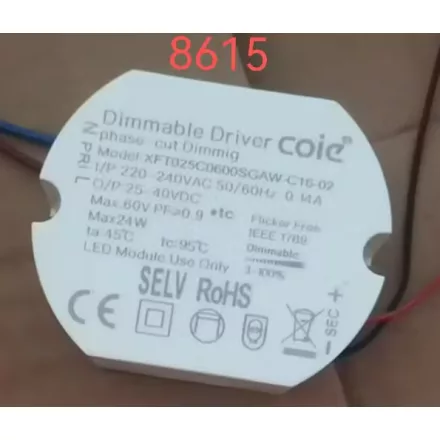 Mantra design lámpa DRIVERS TRIAC-DALI TEK DAVOS 24 W TRIAC DRIVER 8615 IP65 fehér