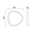 MANTRA NISEKO II decorative indoor ceiling lamp LED, dimmable