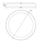 MANTRA NISEKO II decorative indoor ceiling lamp LED, dimmable