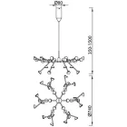 MANTRA ADN decorative indoor large pendant lamp LED, dimmable