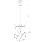 MANTRA ADN decorative indoor medium pendant lamp LED, dimmable