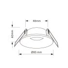 MANTRA TAVIRA TEK recessed 