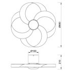 MANTRA ROSE LED 24W ceiling fan light 22W