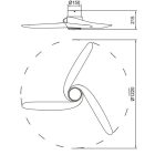 MANTRA GROENLAND M ceiling fan light 30 W LED 24 W