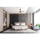 Mantra THAI ceiling fan with wooden blades and integrated light