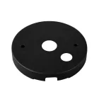 MANTRA ROLLER Decorative indoor black small round base