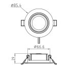 MANTRA PANAMA TEK recessed LED spotlight  CCT