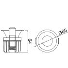 MANTRA ROMBOK TEK recessed LED spotlight  CCT IP65
