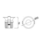 MANTRA ROMBOK TEK recessed LED spotlight  CCT IP65