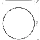 MANTRA CUMBUCO II TEK ceiling lamp LED 50W wood CCT