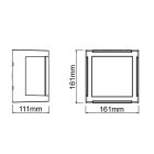 MANTRA CREEK outdoor ceiling/wall lamp outdoor black LED IP65 15W CCT