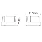 MANTRA CREEK outdoor ceiling/wall lamp outdoor white LED IP65 15W CCT