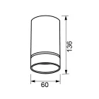 MANTRA SPLIT TEK CEILING GU10 WHITE