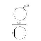 MANTRA PUEBLA TEK ceiling/wall lamp LED 6W 3000K SATIN GOLD