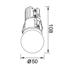 MANTRA BEAD TEK Spot recessed LED 7W IP44 4000K