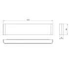 MANTRA EGEO TEK wall lamp LED 14W 2700K black