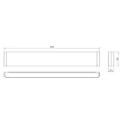 MANTRA EGEO TEK wall lamp LED 20W 3000K white