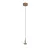 MANTRA ANDROMEDA decorative indoor pendant lamp LED 5W 3000K W/T glass