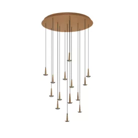   MANTRA ANDROMEDA Decorative indoor pendant lamp, round, 14xLED, 5W, 3000K, white glass