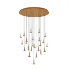 MANTRA ANDROMEDA Decorative indoor pendant lamp, round, 24xLED, 5W, 3000K, white glass