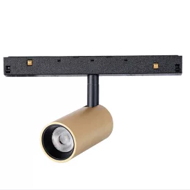 MANTRA MAGNETO TEK SPOT LIGHT 7W BLACK/GOLD 2700K TRIAC