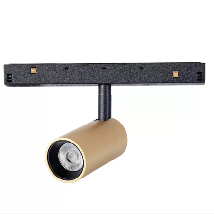 MANTRA MAGNETO TEK SPOT LIGHT 7W BLACK/GOLD 2700K TRIAC