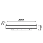 MANTRA MAGNETO TEK LINEAR LIGHT BULB 8 W, BLACK, 2700 K, TRIAC