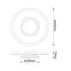 MANTRA TINA decorative indoor ceiling lamp LED 18W 3000K