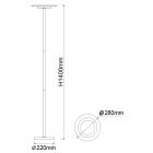 MANTRA TINA decorative indoor floor lamp LED 12W 3000K