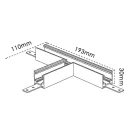 MANTRA MAGNETO TEK T-CONNECTOR 90º BLACK