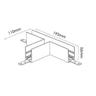 MANTRA MAGNETO TEK T-CONNECTOR SURFACE 90º BLACK
