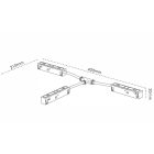 MANTRA MAGNETO TEK TRACK CONNECTOR T  BLACK