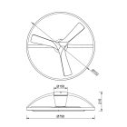 MANTRA NEPAL II LED 32 W ceiling fan light 32 W