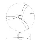 MANTRA NEMO M ceiling fan light 32 W LED 24 W