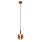 MANTRA ANDROMEDA Decorative indoor pendant lamp 1L - BASIC GOLD - GLASS 8938