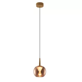   MANTRA ANDROMEDA Decorative indoor pendant lamp 1L - BASIC GOLD - GLASS 8938