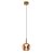 MANTRA ANDROMEDA Decorative Indoor PENDANT 1L - BASE GOLD - GLASSCOPPER  8938