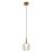 MANTRA ANDROMEDA Decorative Indoor PENDANT 1L - BASE GOLD - GLASS  TRANSPARENT 8941