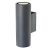 MANTRA PERE Outdoor WALL LIGHT  IP65 2L*GU10 GRIS OSCURO